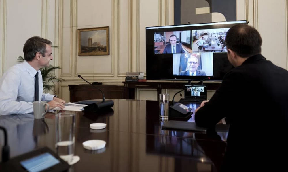 Τηλεδιάσκεψη Μητσοτάκη - Νεοφύτου για την τουρκική προκλητικότητα